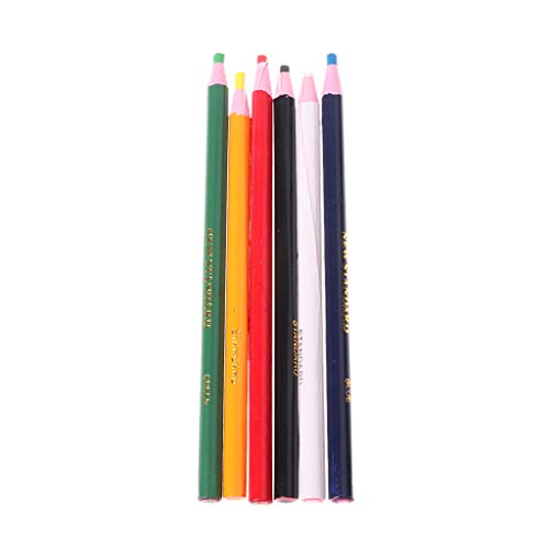 AYPOHU 6-Farben Marker Metallglasgewebe China Off Grease Pencil von AYPOHU