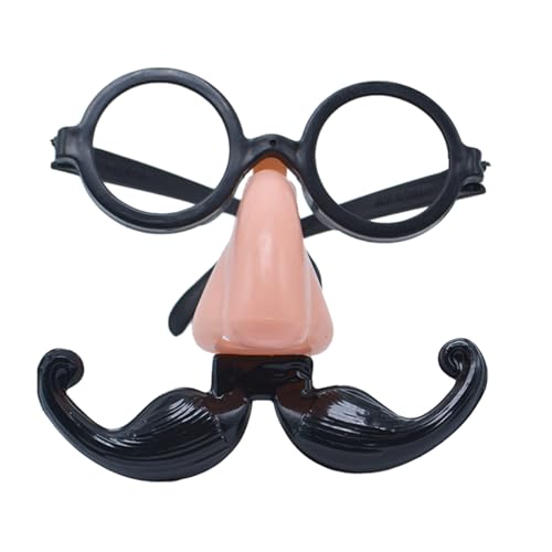 AYPOHU Brille Halloween Cosplay Kostüm Zubehör Neuheit Brille Lustige Nasenbrille Schnurrbart von AYPOHU