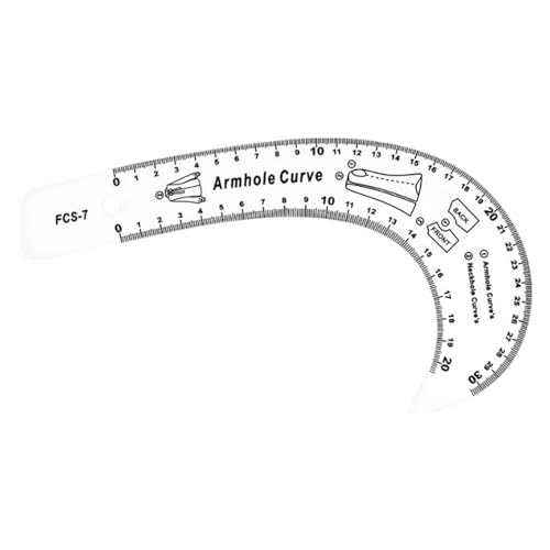 AYPOHU Französische Gebogene Lineal Vorlagen Zum Schneidern Kleidungsmustern Entwerfen Von Handarbeiten Nählineal Quilt Messwerkzeug von AYPOHU