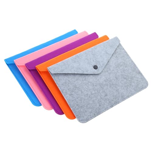 Aktenordner Aktentaschen Dokumententasche Papier Aktenordner Portfolios Etui Briefumschlag Handtasche Knopfverschluss von AYPOHU