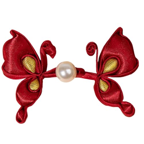 Eleganter Schmetterlingsknopf Traditionelle Kleidung Kunsthandwerkszubehör Stilvolle Knöpfe Chinesischer Cheongsam von AYPOHU