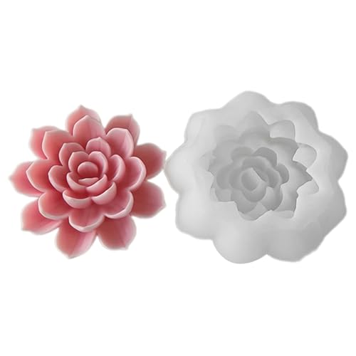 Flexible Silikon Seifenform Blumenförmige Kerzenformen Duft Aromatherapie Herstellungsform Handgefertigte Ornament Form von AYPOHU