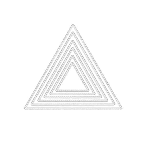 Stanzformen 3D Trianguler Form Stanzformen Gestanzt Scrapbooking Festival Dekoration von AYPOHU