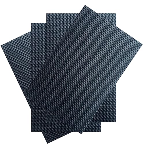 Möbelpolster, 4pcs Nicht-rutschdicke Padfußabdeckung, 3,54 x 5,9 Zoll Selbstverfasser-Beschützer, Stopps Schlittenkleberpolster, Bodenschutz für Möbelbeine Nicht-Slip-Pads von AZIDWERYQ