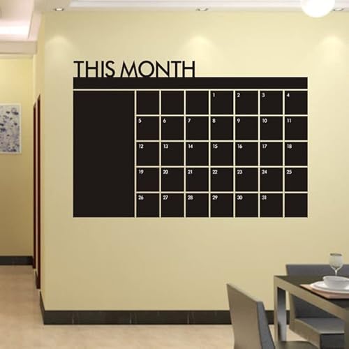 60x92 Monat Plan Kalender Tafel Tafel Vinyl Wandaufklebe von Aaoehiewp