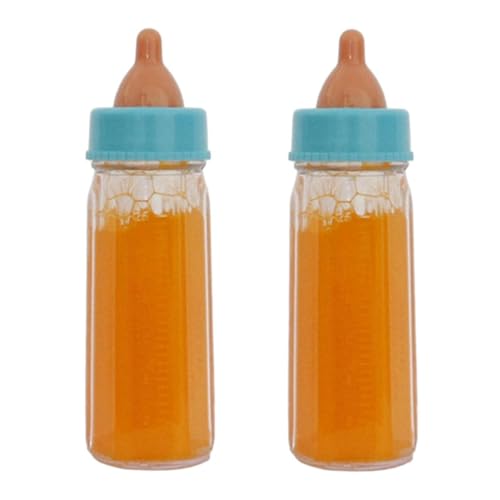 Aaoehiewp 2 PCS Milchflasche Puppe Flasche Verschwindende Milchpuppe Verschwindende Milch und Saft Puppe Pretend Spiel Puppe Feeders Puppe Zubehör 12ml von Aaoehiewp