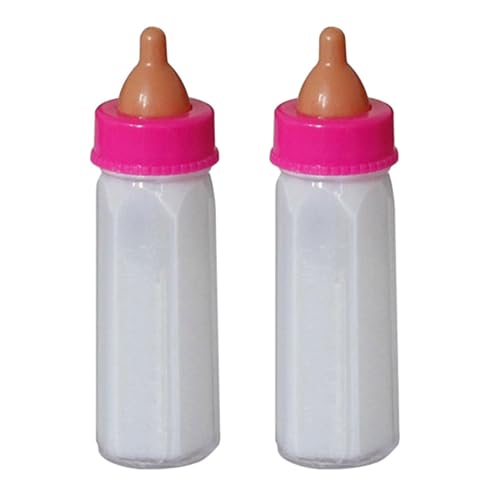 Aaoehiewp 2 PCS Milchflasche Puppe Flasche Verschwindende Milchpuppe Verschwindende Milch und Saft Puppe Pretend Spiel Puppe Feeders Puppe Zubehör 12ml von Aaoehiewp