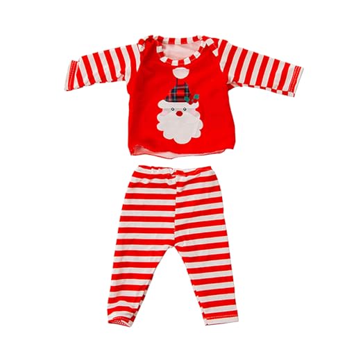 Aaoehiewp Weihnachten Exquisite 18 Zoll Mädchen Puppe Kleidung Und Zubehör Mädchen Puppe Kleider Casual Outfits Mit Fanny Tasche Und Haustier Hund Kinder Geburtstagsfeier (Puppe Nicht inbegriffen) von Aaoehiewp