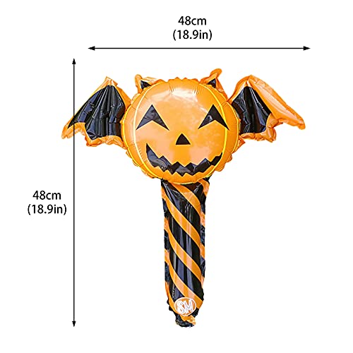 Automatische Halloween Ballons Party Spielzeug Ballons Versiegeln Dekorationen Kürbis Aufblasbare Stick Teufel Ballons von Aaoehiewp