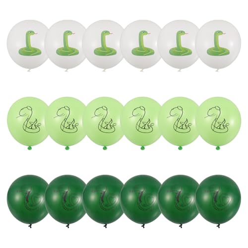 18 Stk Schlangenballon Partyballon Süße Luftballons Geburtstagsdekoration Tierballons Themenballons Dekorationen Mit Schlangenbällen Schlangendekorationen Für Party Emulsion Abaodam von Abaodam