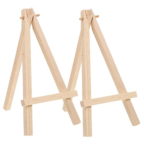 2Stücke Mini Staffelei aus Holz Faltbare Tischstaffelei für Karten Bilder und Sammlerstücke für Zuhause Büro oder Veranstaltungen 2Stücke Mini Staffelei aus Holz Faltbare Tischstaffelei für Karten Bilder und Sammlerstücke für Zuhause Büro oder Veranstaltungen von Abaodam