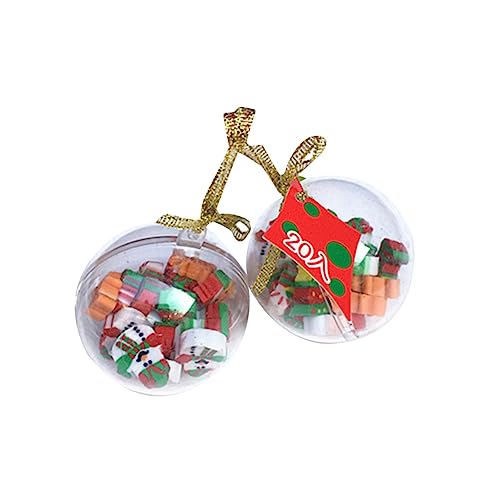 4 Sätze weihnachtlicher Radiergummi Mini-Radierer trockene Radiergummis weihnachtsparty accessoires Weihnachtsparty Zubehör Radiergummi für Radiergummi für Studenten Abaodam von Abaodam