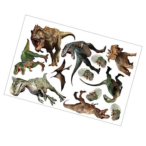 Abaodam 1 Blatt Dinosaurier selbstklebender Wandaufkleber hintergrund wandaufkleber Abziehbilder kinderzimmer wanddeko wandpolsterung kinderzimmer Heimaufkleber wandtattoo hause PVC von Abaodam