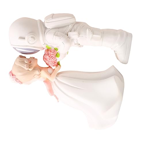 Abaodam 1 Paar Ornamente Roben Hochzeitsaccessoires Romantische Handbemalte Paarfiguren Frauenhochzeitsaufsatz Für Ehefrau Hochzeitstortenaufsatz Figuren Babypuppe Schrulliger von Abaodam