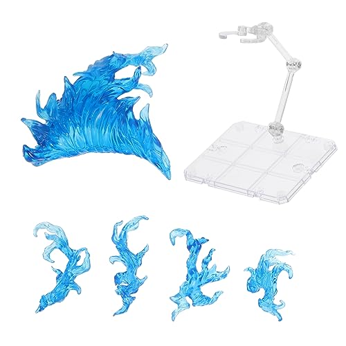 Abaodam 1 Satz Figurenständer figure stand storage shelf Spielzeughalterung würfelregal display stand Wirkung holzige Puppe Flexibler Puppenständer Stützrahmen für Puppen Plastik Blue von Abaodam