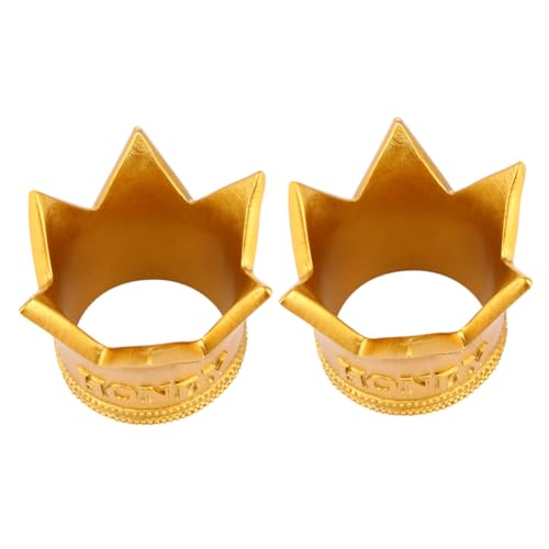 Abaodam 1 Satz Kuchendekorationsverzierungen Dekorationen Essbar Cupcake-topper Prinzessin Tiara-kuchen Tischdekoration Für Die Hochzeit Krone Kuchenverzierung Harz Golden 2st von Abaodam