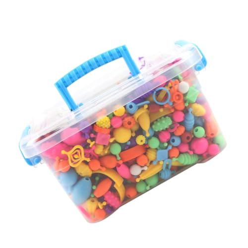 Abaodam 1 Satz Plastik perlen Cool Bausätze Bausatz bastelset basteln für DIY Beads Spliced Beads lustige Spiele DIY zubehör DIY liefert Kunststoff-Perlen Colorful von Abaodam