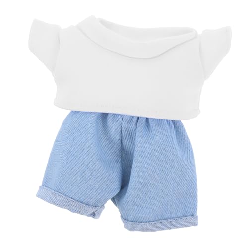 Abaodam 1 Satz Puppenkleidungsset Puppenkleidung Set Plüschtier Kleidung Plüschbär Kleidung Mode für Puppen Puppenmode Tierhosenpuppe dekorative Puppe Hase Bärenshirt Miniatursachen Stoff von Abaodam