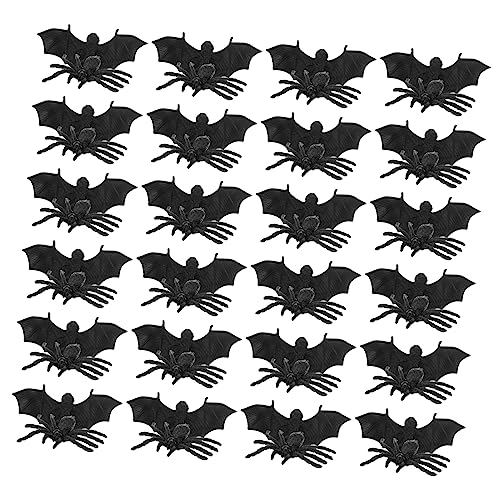 Abaodam 1 Satz Simulation Spinnenfledermaus Dekoration Simulierte Requisiten Halloween - Gruseliges Requisiten Für Halloween Halloween-Simulation Black Plastik von Abaodam