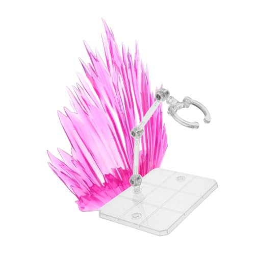 Abaodam 1 Satz Spezialeffekte Für Figurenmodelle Puppendisplay-unterstützung Displayhalter Für Figuren Stützständer Für Puppen Puppenregal Puppenständer Actionfigurenständer Rosa Plastik von Abaodam