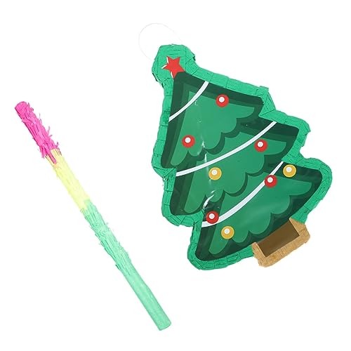 Abaodam 1 Satz Weihnachtspinata für Kuchen Neon Weihnachtsbaum Weihnachtsbäume Hirsch Neonlichter Festival weihnachtsdeko weihnachts party dekorative Piñata Pinata-Requisite Papier von Abaodam