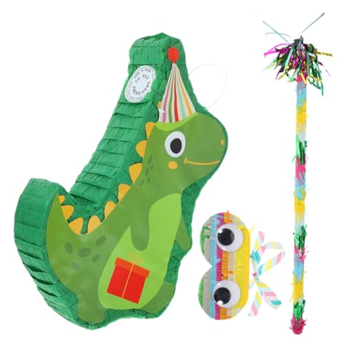 Abaodam 1 Set Dinosaurier Pinata Alles Zum Geburtstag Banner Süßigkeiten Dekoration Dinosaurier Partygeschenke Saugnäpfe Dinosaurier Schlüsselanhänger Stretch Mädchen Piñata B Bunte von Abaodam