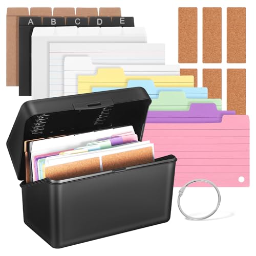 Abaodam 1 Setzen Sie Die Karteikarten-Set Flash-Karten Index Notpapiere Farbige Rückkehrkarten Multifunktionaler Organizer Für Karten Für Office Home von Abaodam