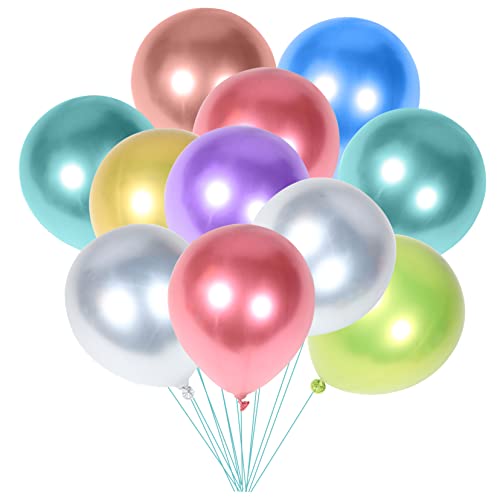 Abaodam 100St Ballon goldhochzeit balloons Feierdekoration helium balloon balongas bunte Ornamente Layout-Requisiten für Geburtstagsfeiern Geburtstagsversorgung Partydekorationen Emulsion von Abaodam