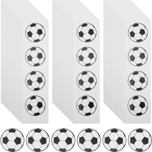 Abaodam 100St Fußball-Aufkleber geschenksticker Sticker Geschenkaufkleber fußball Aufkleber Etikettensiegelaufkleber DIY-Fußballaufkleber Selbstklebendes Kupferplattenpapier von Abaodam