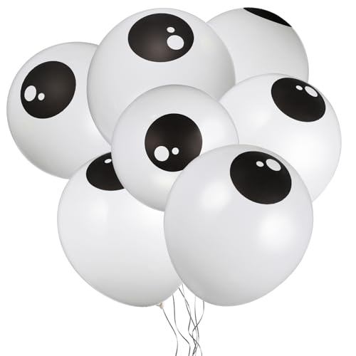 Abaodam 100St Halloween-Augapfel-Latexballons Ballons Masse aufblasbares Halloween-Auge halloween kleidung halloween klamotten luftballons Ballon für die Dekoration Partyzubehör Emulsion von Abaodam