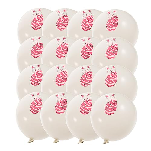 Abaodam 100St Hasenballon weihnachtsdekoration ballon Gänseblümchen Ballons Aufblasgerät Blase Geburtstag Luftballons bunny party ostern luftballons Latexballon Dekorative Luftballons Rosa von Abaodam