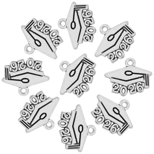 Abaodam 100pcs 2026 Schlüsselanhänger Aus Legierung Gedenkquasten Sportanhänger Füller Dekoration Figur Dekoration Dekorative Lieferungen Dekoration Accessoires Dekoration Silver von Abaodam