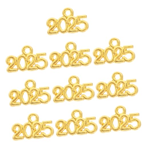 Abaodam 100st Schlüsselanhänger-schmuck Dekoration Charm-halskette Selber Machen 2025 Quastenanhänger Set Zur Herstellung Von Armbändern Anhänger Für Abschlussquaste Zinklegierung Golden von Abaodam