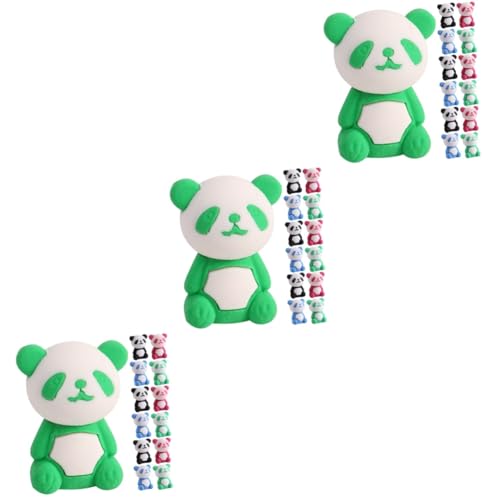 Abaodam 108 Stk Panda Radiergummi erasers for für kinder Preise für Kinder Bulk Kinder Radiergummis panda kuscheltier Geschmeidige Studenten Radiergummis Urlaub Radiergummis von Abaodam