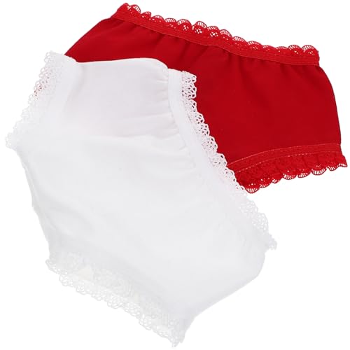 Abaodam 10St Puppen-Spitzenhöschen Zubehör für Babypuppen Puppensachen puppenkleidung Puppen Kleidung So tun, als ob Sie Puppenzubehör würden Puppenunterhose Polyester von Abaodam