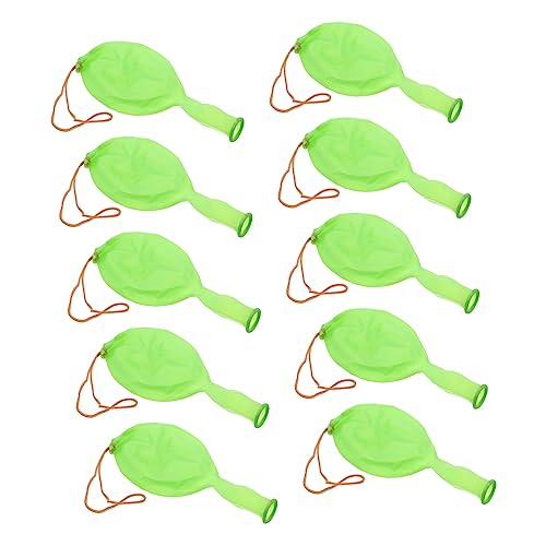 Abaodam 10st Kinder Punschbälle Schlagbälle Ballonbogen Goldene Luftballons Ballongirlanden-set Hoher Auftrieb Für Ballons Düse Led-ballons Ballonständer Stanzballons Grün Blase Spaß Green von Abaodam