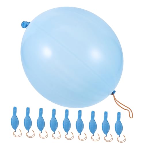 Abaodam 10st Punschballons Für Die Party Königliche Luftballons Kinder Punschbälle Fruchtballons Orange Luftballons Neon Mini-ballons Passende Luftballons Für Hochzeiten Stanzen Blase Blue von Abaodam