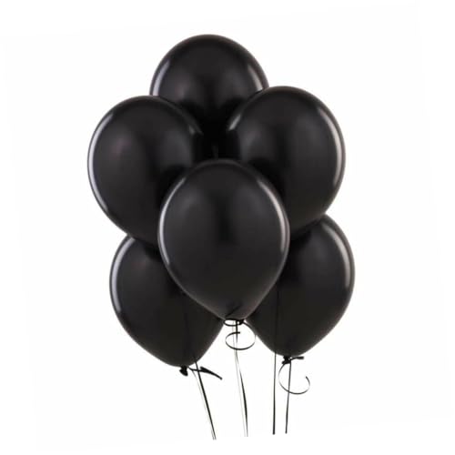 Abaodam 12 Stück 12 Luftballons-Set the wedding party hochzeitsparty balloons Geburtstagsparty Ballon Dekoration Ballons verdicken Hochzeitsballons Partygeschenke Dekorationsballons Black von Abaodam