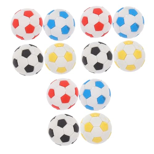 Abaodam 12 Stück Fußball Radiergummi Sand Radiergummi Fußbälle Mini Fußball Radiergummis Gummi Radiergummi Basketball Briefpapier Mini Baseball Partygeschenke Klassenzimmer von Abaodam