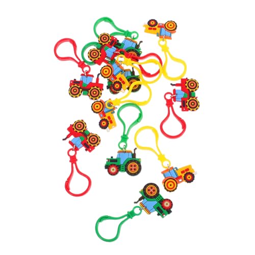 Abaodam 12 Teiliges Zubehör Für Landwirtschaftliche Fahrzeuge Bauernhof Thema Partygeschenk Mini Schlüsselanhänger Für Landwirtschaftliche Fahrzeuge Schlüsselanhänger Für Schwere von Abaodam