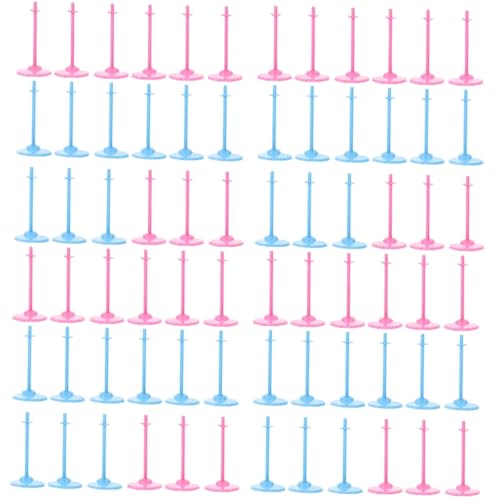 Abaodam 120 STK Puppenständer Halter Für Puppenbeinständer Aufstehen Puppe Stützständer Puppen Steht Basis Kostüme Für Mädchen Figuren-präsentationsständer Puppenregal Mikro Plastik von Abaodam