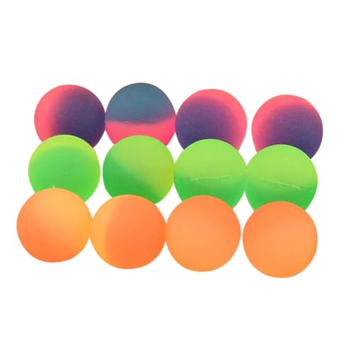 Abaodam 12St Hüpfender Ball Jonglieren hüpfen für Drohne fliegen Handbälle für kinderspielzeug Karnevalsparty Hüpfbälle Bälle zum Stressabbau Gummi Colorful von Abaodam