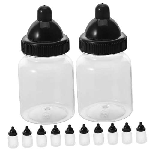 Abaodam 12St Süßigkeiten Box Babyflasche für Babypartyspiel Mini-Babyflaschen Babyparty-Partybevorzugung große Babyflasche für Duschspiel Süßigkeiten aus der Babyflasche Plastik von Abaodam