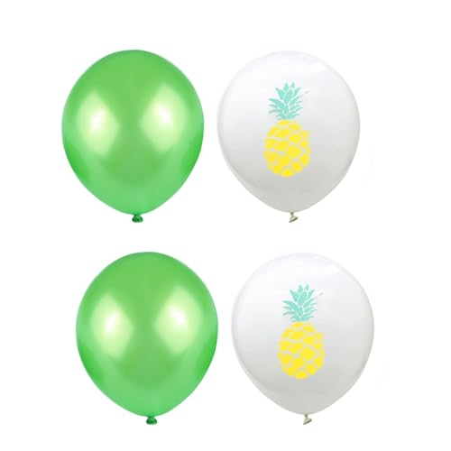 Abaodam 14 Teiliges Latexballon Set Mit Fruchtmotiven Für Partys Hochzeiten Und Geburtstagsfeiern Inklusive 3 Lemon Musterballons 6 Einfarbigen Ballons 3 Glitzerballons Und 2 von Abaodam