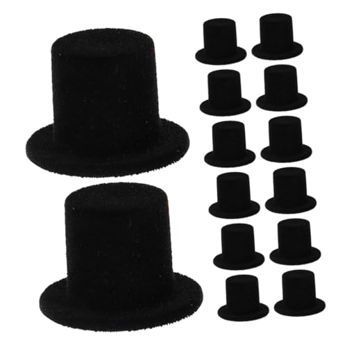 Abaodam 15 Stück Teiliges Miniatur Puppenhüte aus Schwarzem Velours Dekorative Mini Clown und Schneemann Hüte für DIY Bastelarbeiten Puppendekorationen und Fotorequisiten für Weihnachts Abaodam 15 Stück Teiliges Miniatur Puppenhüte aus Schwarzem Velours Dekorative Mini Clown und Schneemann Hüte für DIY Bastelarbeiten Puppendekorationen und Fotorequisiten für Weihnachts von Abaodam