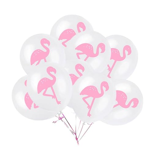 Abaodam 15 Teiliges Flamingo Ballon Set Für Hawaii Party 12 Zoll Rosa Gepunktete Und Flamingo Latex Ballons Ideal Für Hochzeit Geburtstag Und Babyfeiern Inklusive Aufblasbarem von Abaodam