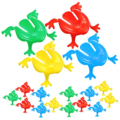 Abaodam 16 Stk Sprung Frosch Springspielzeug in Froschform Frosch Spielzeug Puzzle-spielzeug Schwimmender Frosch Frosch-spiel Neuartiges Froschspielzeug Frosch-gastgeschenke Hüpfen Plastik von Abaodam