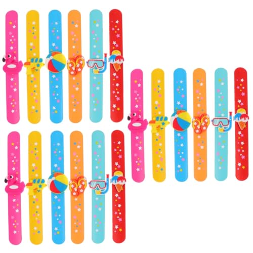 Abaodam 18 Stk hawaii streichelkreis party spielzeug für kinder ' party favours schöne Schlagbänder für Kinder Aloha-Partydekorationen Kinder Bands Schlag Spielzeug PVC von Abaodam