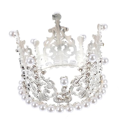 Abaodam 1Stk Krone Dekoration Ornament Kinderschmuck Cupcake-Verzierung Tiara kinderkrone party mitgebsel kinder spielzeug Prinzessin Dekorationen Kuchenverzierungen backen Kuchen liefert von Abaodam