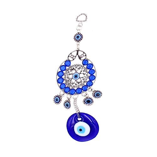 Abaodam 2 Stk Anhänger Mit Blauen Augen Türkischer Anhänger Wohnaccessoires Blauer Böser Blick Als Wanddekoration Feng-shui-charme Kleiderbügel Zum Dekorieren Haushalt Truthahn Glas von Abaodam